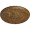 Ekena Millwork Amelia Ceiling Medallion (Fits Canopies up to 4 1/8"), 15 3/4"OD x 5/8"P, Smokey Topaz Crackle CM16AMSTC - alternate 4